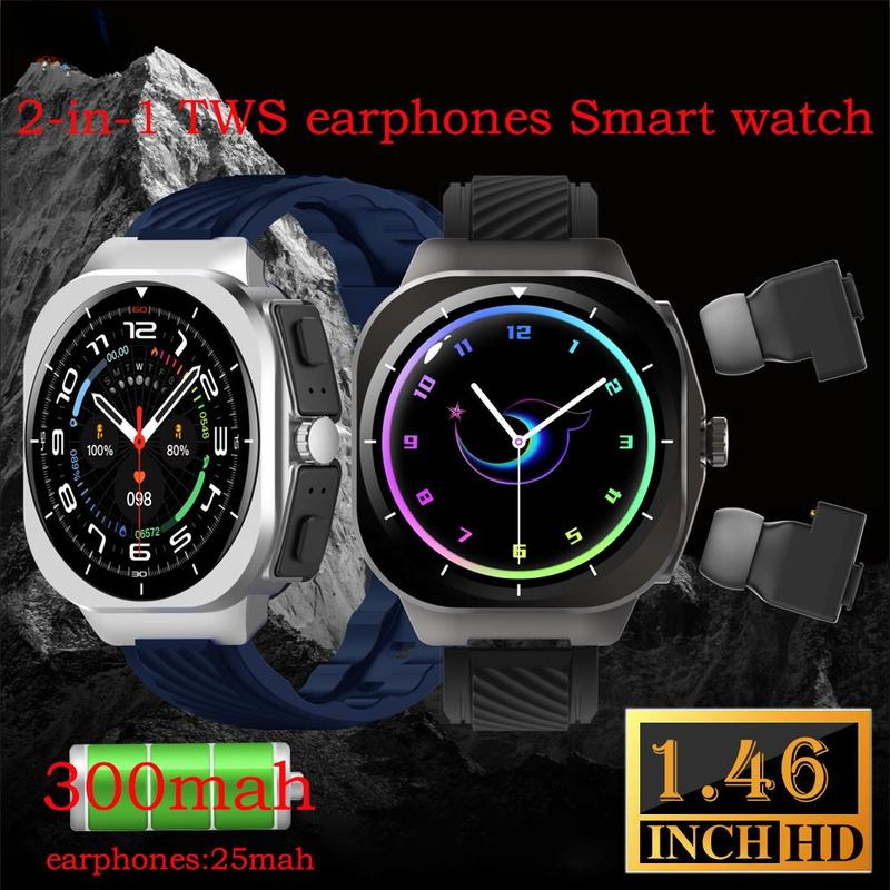 Japanese Man Lifestyle - Music Style 2in1 Earphone Smart Watch