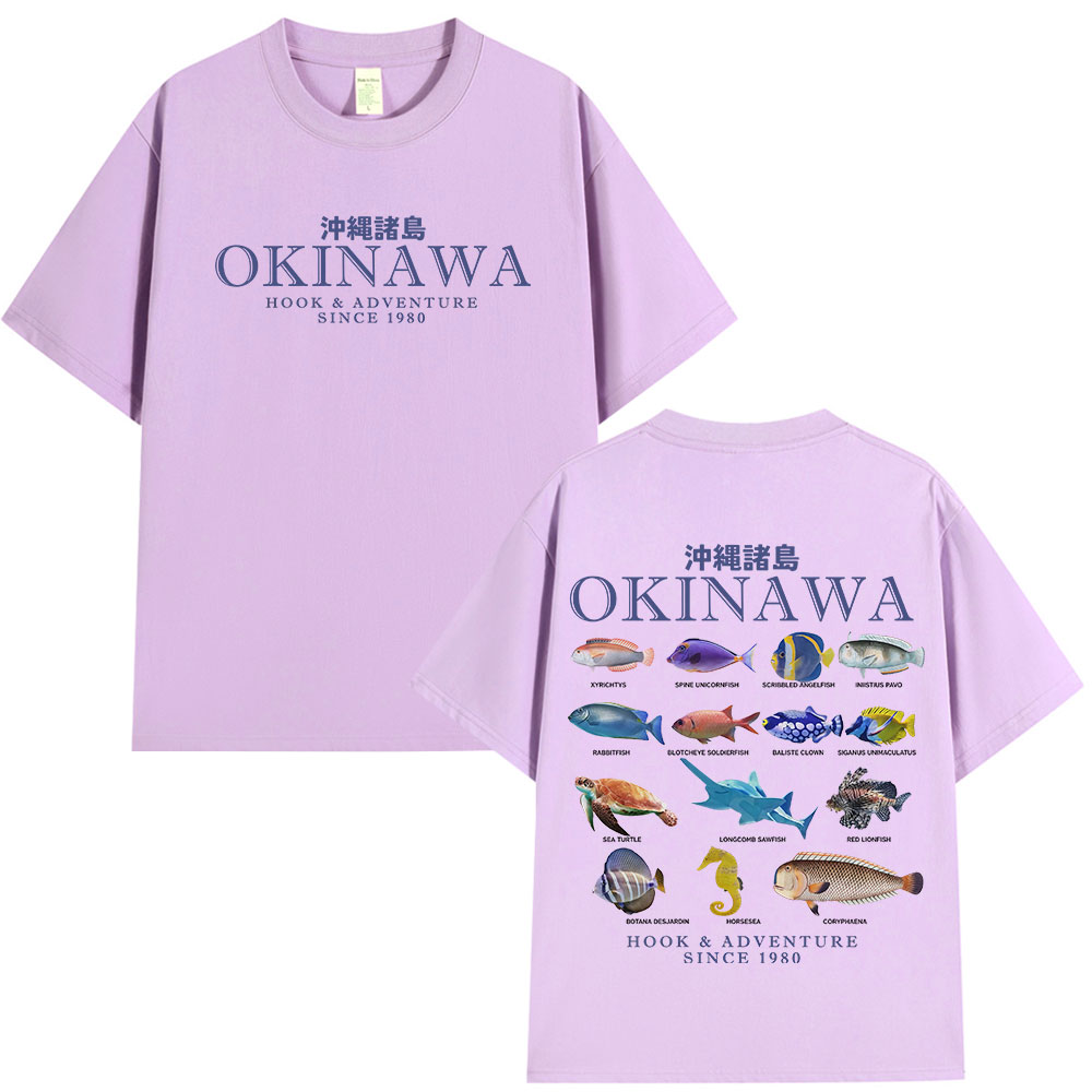 Okinawa Ocean Fish T Shirt Sea - Japanese Man Lifestyle review and price